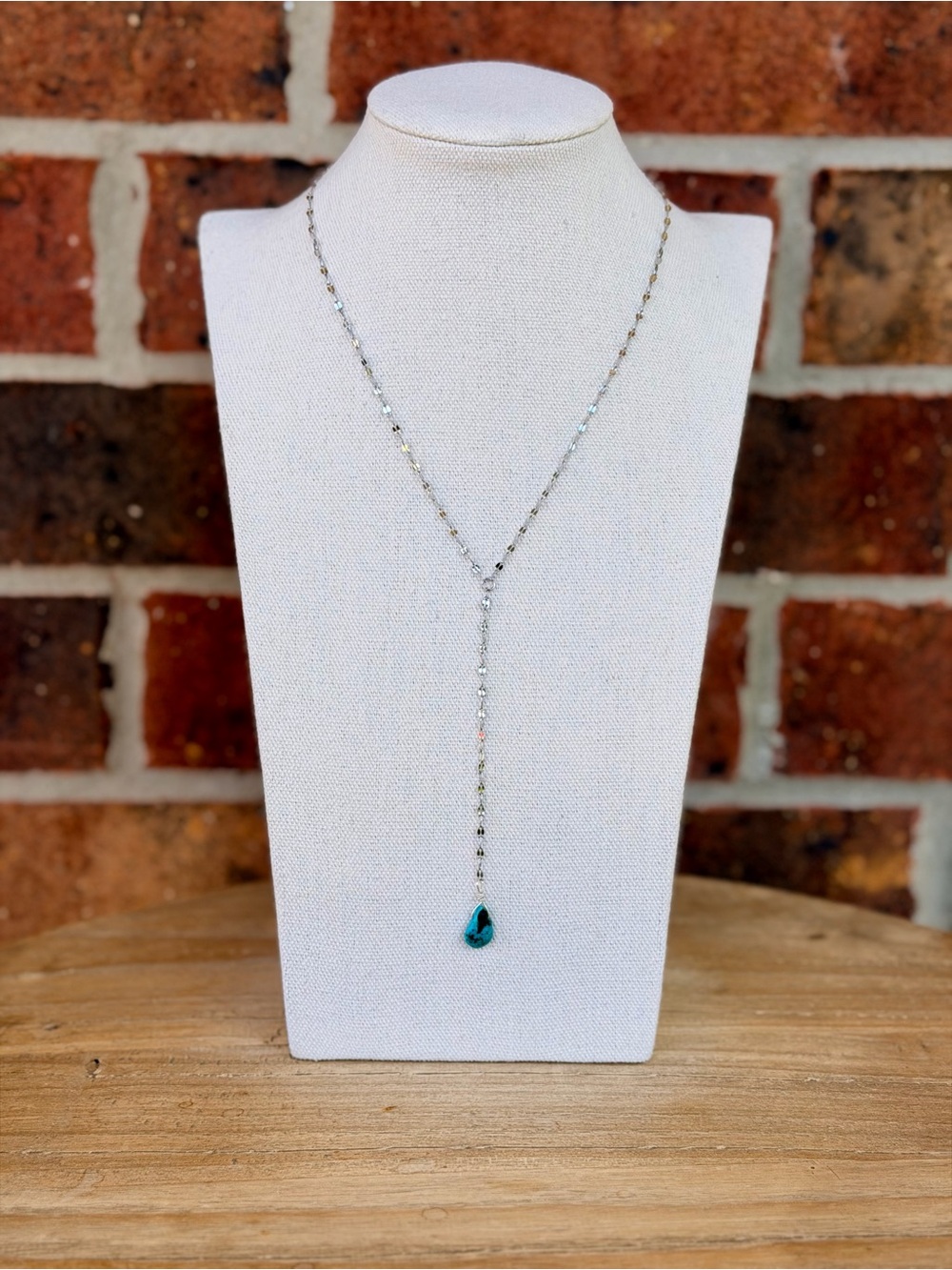 Turquoise Lariat Necklace